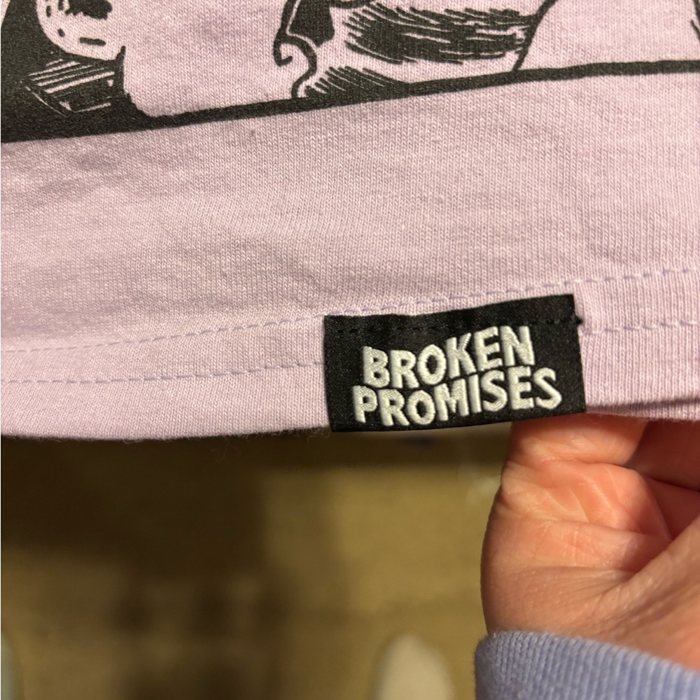 Broken Promises X Uzumaki Lavender Anime Manga Graphic Tee - Picture 3 of 5